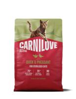 Carnilove Duck & Pheasant for Sterilised Adult All Breeds 2 kg | Fuldfoder til steriliserede katte