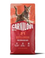 Carnilove Beef & Venison for Sterilised Adult All Breeds 6 kg | Fuldfoder til steriliserede katte