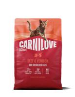 Carnilove Beef & Venison for Sterilised Adult All Breeds 2 kg | Fuldfoder til steriliserede katte