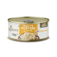 Applaws Taste Toppers in Broth med Kyllingebryst 156 g | Naturligt vådfoder til hund