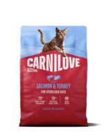 Carnilove salmon & turkey for sterilised adult - kornfrit kattefoder (2 kg)