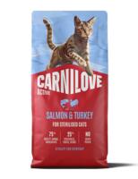 Carnilove salmon & turkey for sterilised adult 6 kg - kornfrit kattefoder