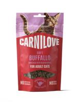 Carnilove cat soft snack buffalo with blueberries 50 g - møre kattegodbidder