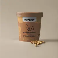FÜRREE icecream med peanut butter - sund hundeis med form