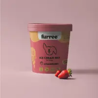 FÜRREE icecream med jordbær – sund hundeis med form