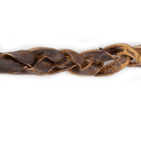 Snack'it flettet kamelhud i folie - naturlig hundesnack (25 cm)