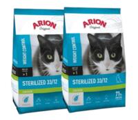 2 x Arion Original Cat Sterilized Chicken 7,5 kg