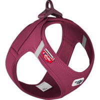 Curli Clasp Air Mesh Step-in Dog Harness - Ruby