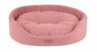 AMIPLAY OVAL BED M Pink 52X44X14 cm