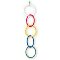 Bird toys Olympic rings