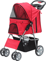 Pawise Stroller for dogs - Max 15 kg (Red)