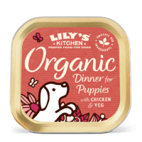 11 x Lily's kitchen Organic Dinner for Puppies 150g (UDSOLGT)