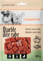 Companion marble dice cube - kanin & torsk (UDSOLGT)