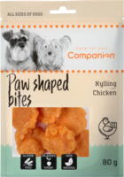 Companion Paw Shape Bites - kylling