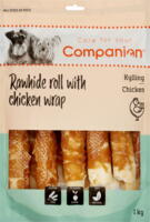 Companion Chewing Roll - Store ca. 15 stk/ 1 kg (UDSOLGT)