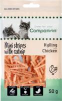 Companion Mini Stripes med katteurt (kylling)