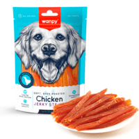 Wanpy Soft Chicken Jerky Strips 100g