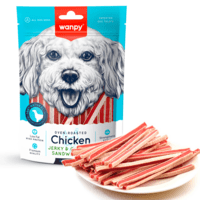 Wanpy Chicken Jerky & Codfish Sandwiches 100g