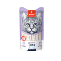 Wanpy 25 Pack Creamy Lickable Treat - Tuna & Crab 350g 25x14g