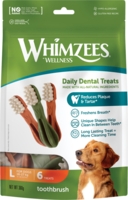 Whimzees Toothbrush Star L til store hunde - 6 stk