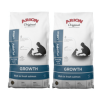 2 x ARION Original Growth Fish Large 12 kg