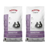 2 x Arion Original Sensitive Medium 12 kg ( Lam )