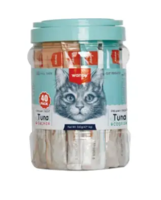 Wanpy Cat Creamy Lickable Treat – Tuna & Salmon (40 stk. / 560 g)