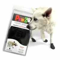 PawZ Dog Boots Black er slidstærke og fleksible hundesko ( 12 stk )