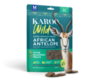 Karoo Wild Trail Bites Timian 227 g super premium hundegodbid med Antilopekød