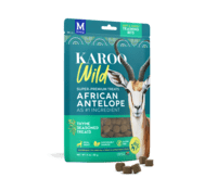 Karoo Wild Training Bites Timian 113 g super premium træningsgodbid med Antilopekød