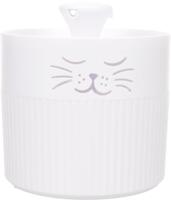 Flamingo Drikkefontæne Mali 2L hvid lydsvag vandfontæne til hund og kat