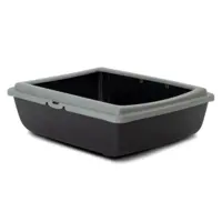 Kattebakke JULIET 48 x 38 x 14 cm Grå/Antracit ECO